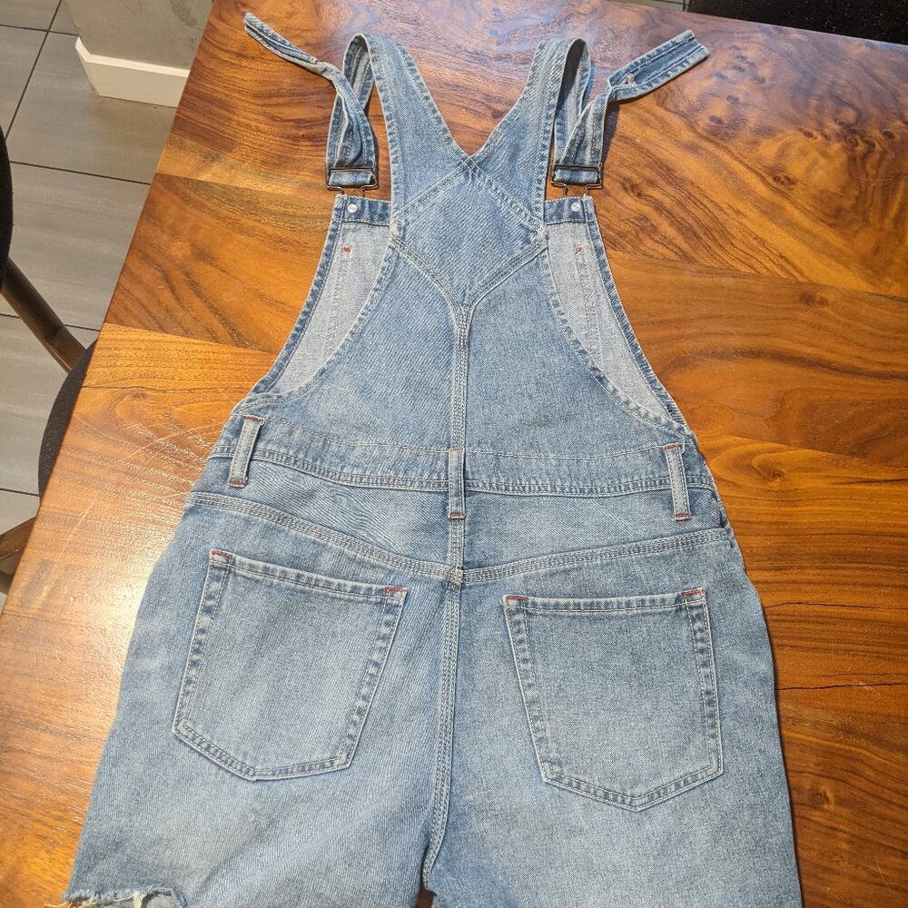 Free People - Denim Overalls Shortalls Overalls OB560096 | Size 26 | Blue Bell - Picture 12 of 13